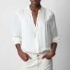 Zadig & Voltaire Twina Satin Blouse Judo -Trendy Threads Deals WWSH00559 JUDO 2