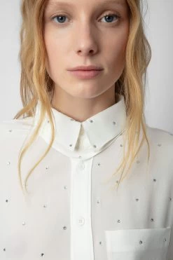 Zadig & Voltaire Tyrone Diamanté Shirt Judo -Trendy Threads Deals WWSH00560 JUDO 5 1