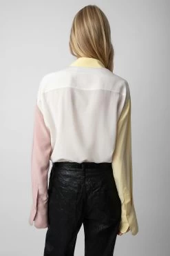 Zadig & Voltaire Tyrone Shirt Petale -Trendy Threads Deals WWSH00562 PETALE 6 1