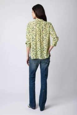 Zadig & Voltaire Tink Satin Blouse Cedra 9 Zadig & Voltaire Tink Satin Blouse Cedra -Trendy Threads Deals WWSH00569 CEDRA 4