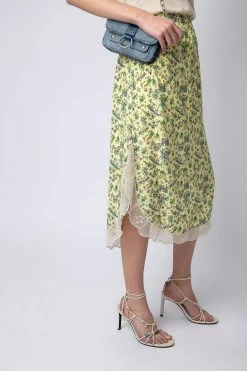 Zadig & Voltaire Joslina Skirt Cedra -Trendy Threads Deals WWSK00381 CEDRA 5 1