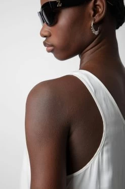 Zadig & Voltaire Carys Satin Top Judo -Trendy Threads Deals WWTO00221 JUDO 5