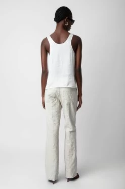 Zadig & Voltaire Carys Satin Top Judo -Trendy Threads Deals WWTO00221 JUDO 6