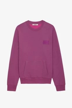 Zadig & Voltaire Aime Sweatshirt Anemone -Trendy Threads Deals jmss00247 anemone