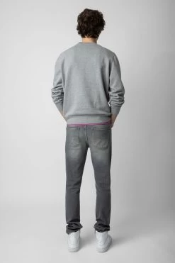 Zadig & Voltaire Aime Sweatshirt Gris Chine 11 Zadig & Voltaire Aime Sweatshirt Gris Chine -Trendy Threads Deals jmss00247 gris chine 5