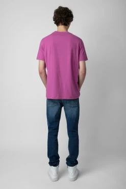 Zadig & Voltaire Ted Photoprint T-shirt Anemone -Trendy Threads Deals jmts00637 anemone 5