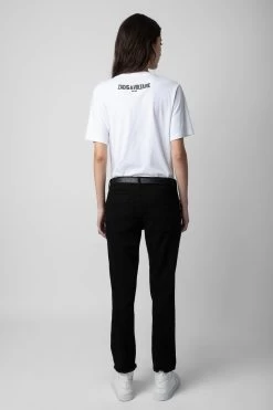 Zadig & Voltaire T-Shirt Bella White -Trendy Threads Deals jwts00051 blanc 5