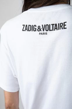 Zadig & Voltaire T-Shirt Bella White -Trendy Threads Deals jwts00051 blanc 6