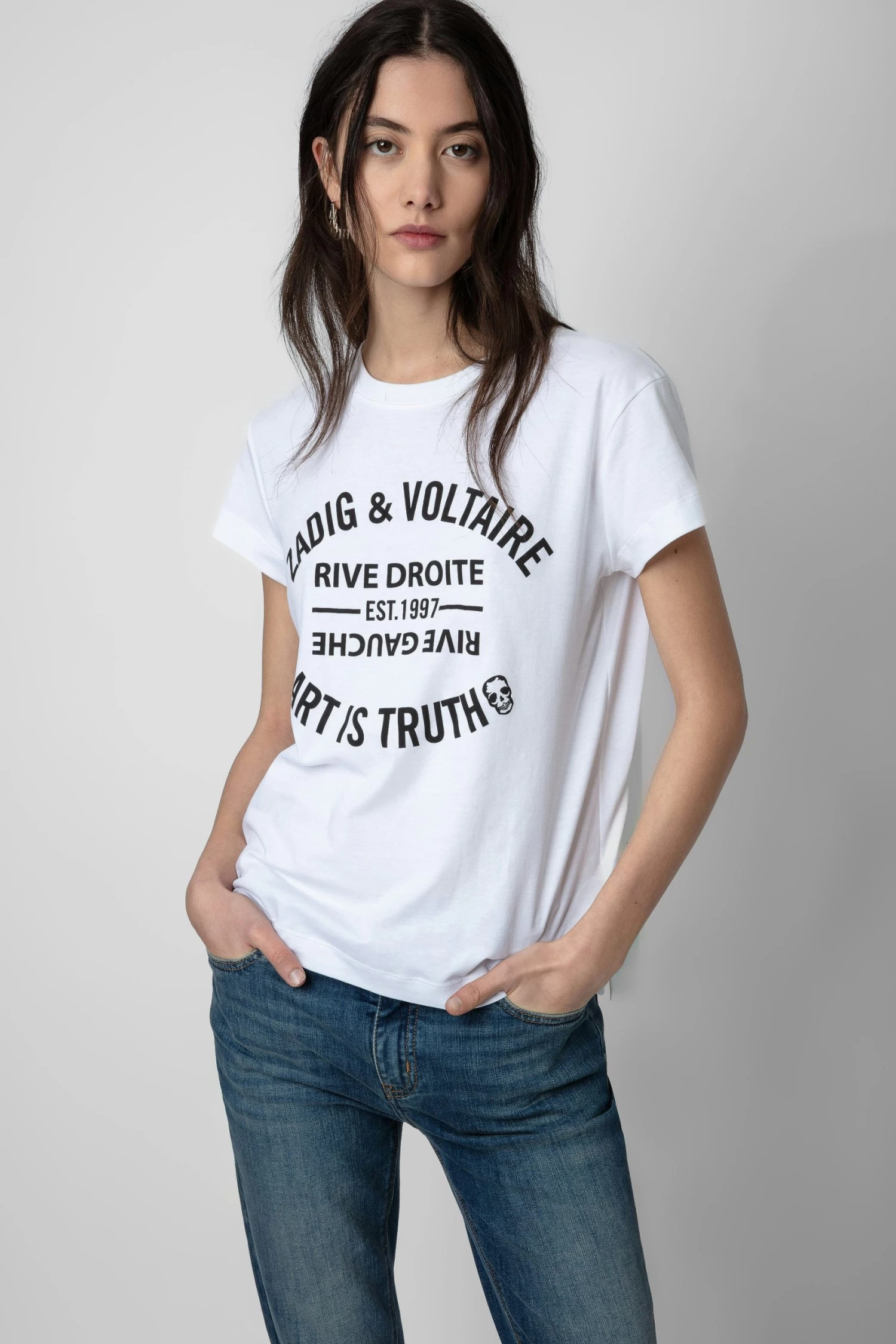 Zadig & Voltaire Walk Blason T-Shirt White 4 Zadig & Voltaire Walk Blason T-Shirt White - Image 2