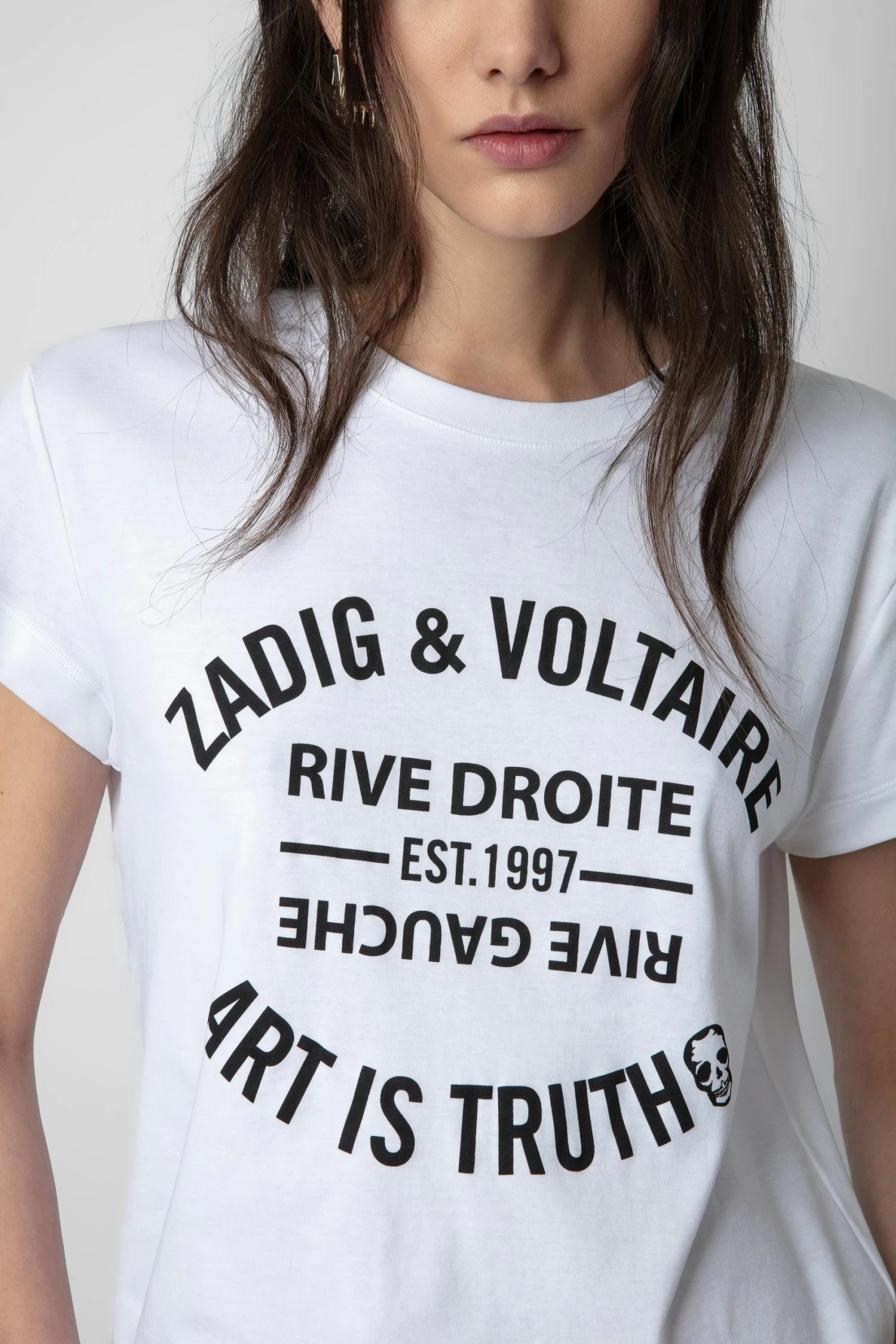 Zadig & Voltaire Walk Blason T-Shirt White 6 Zadig & Voltaire Walk Blason T-Shirt White - Image 4