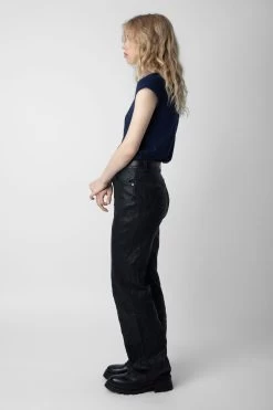 Zadig & Voltaire Skinny Stars Diamanté T-Shirt Marine -Trendy Threads Deals jwts01586 marine 3 1