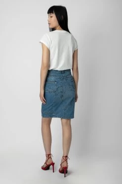 Zadig & Voltaire Skinny Photoprint T-shirt Judo -Trendy Threads Deals jwts01612 judo 5