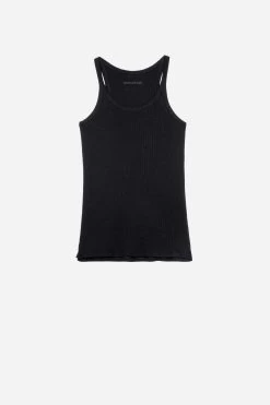 Zadig & Voltaire Alba Tank Top Black 11 Zadig & Voltaire Alba Tank Top Black -Trendy Threads Deals jwtt00228 noir 1