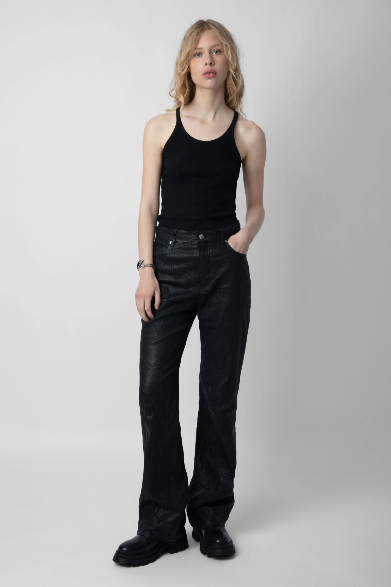 Zadig & Voltaire Alba Tank Top Black 3 Zadig & Voltaire Alba Tank Top Black