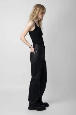 Zadig & Voltaire Alba Tank Top Black 9 Zadig & Voltaire Alba Tank Top Black -Trendy Threads Deals jwtt00228 noir 3 1