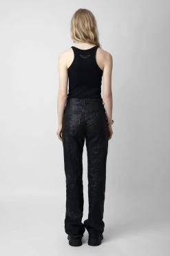 Zadig & Voltaire Alba Tank Top Black 10 Zadig & Voltaire Alba Tank Top Black -Trendy Threads Deals jwtt00228 noir 4 1