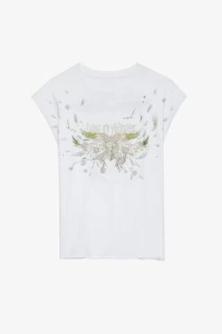 Zadig & Voltaire Cécilia Concert Diamanté Tank Top White 12 Zadig & Voltaire Cécilia Concert Diamanté Tank Top White -Trendy Threads Deals jwtt00240 blanc