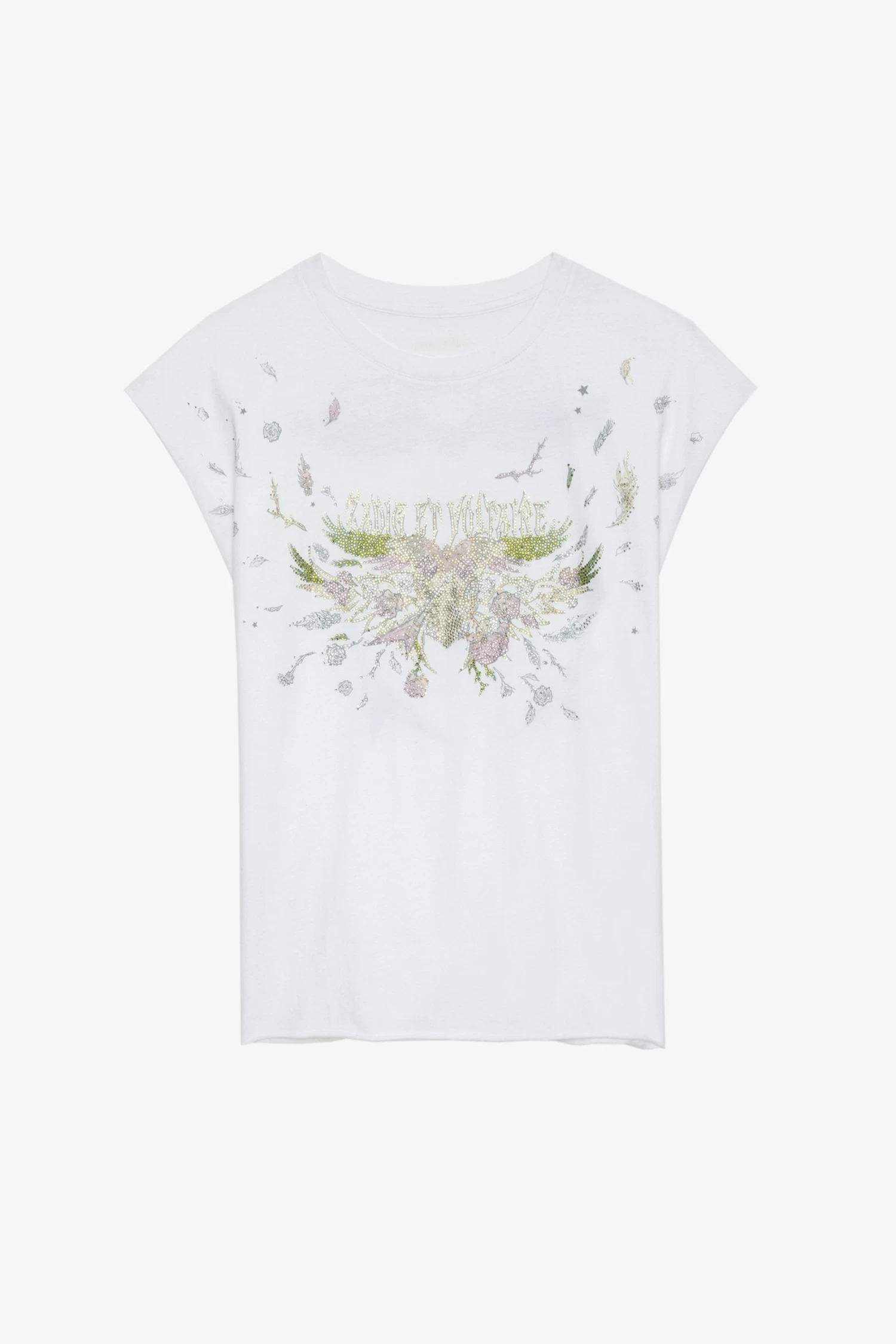 Zadig & Voltaire Cécilia Concert Diamanté Tank Top White 7 Zadig & Voltaire Cécilia Concert Diamanté Tank Top White - Image 5