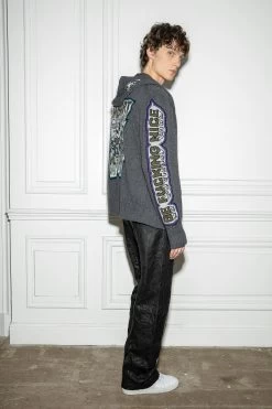 Zadig & Voltaire Oliver Cardigan Anthracite -Trendy Threads Deals kmca00221 anthracite 9