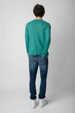 Zadig & Voltaire Teiss Cashmere Sweater Aqua 12 Zadig & Voltaire Teiss Cashmere Sweater Aqua -Trendy Threads Deals kmsw00010 aqua 6