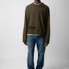 Zadig & Voltaire Marko Sweater Used Kaki 1 Zadig & Voltaire Marko Sweater Used Kaki -Trendy Threads Deals kmsw00695 used kaki 2