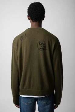 Zadig & Voltaire Marko Sweater Used Kaki -Trendy Threads Deals kmsw00695 used kaki 6