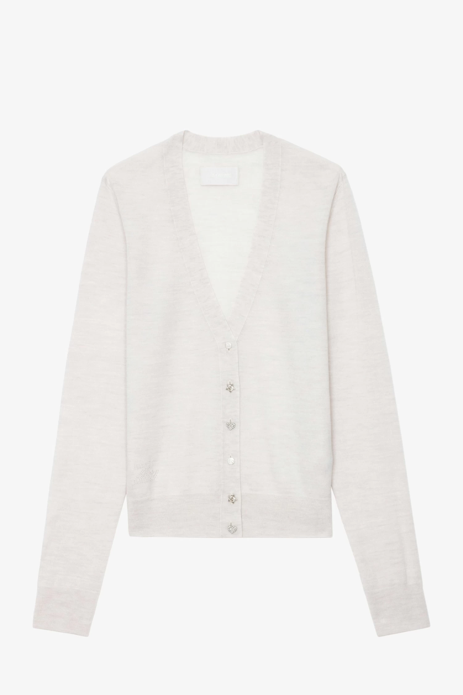 Zadig & Voltaire Jemmy Jewel Cardigan Neige 8 Zadig & Voltaire Jemmy Jewel Cardigan Neige - Image 6