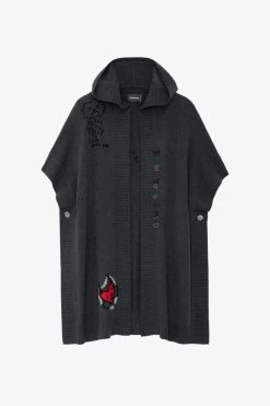 Zadig & Voltaire Inna Cashmere Cardigan Kaki Slate -Trendy Threads Deals kwco00071 kaki slate