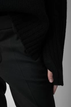 Zadig & Voltaire Alma Rock & Roll Sweater Black -Trendy Threads Deals kwsw00065 noir 5