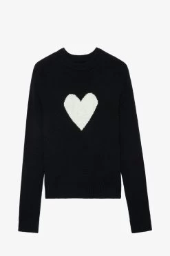 Zadig & Voltaire Lili Cashmere Sweater Black 11 Zadig & Voltaire Lili Cashmere Sweater Black -Trendy Threads Deals kwsw01553 noir