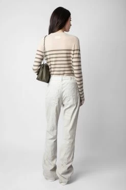 Zadig & Voltaire Source Mon Amour Diamanté Cashmere Sweater Judo -Trendy Threads Deals kwsw01617 judo 5