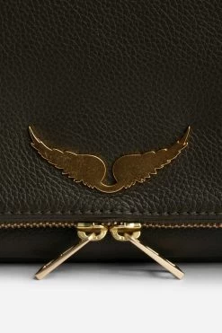 Zadig & Voltaire Rock Clutch Military -Trendy Threads Deals lwba00001 military 2