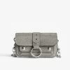 Zadig & Voltaire Kate Sparkle Wallet Bag Silver 1 Zadig & Voltaire Kate Sparkle Wallet Bag Silver -Trendy Threads Deals lwba00129 silver