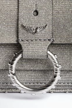 Zadig & Voltaire Kate Sparkle Wallet Bag Silver -Trendy Threads Deals lwba00129 silver 2 1