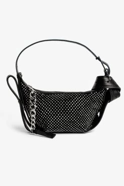 Zadig & Voltaire Le Cecilia XS Strass Bag Black