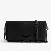 Zadig & Voltaire Rock Soft Savage Clutch Black -Trendy Threads Deals lwba02223 noir 1