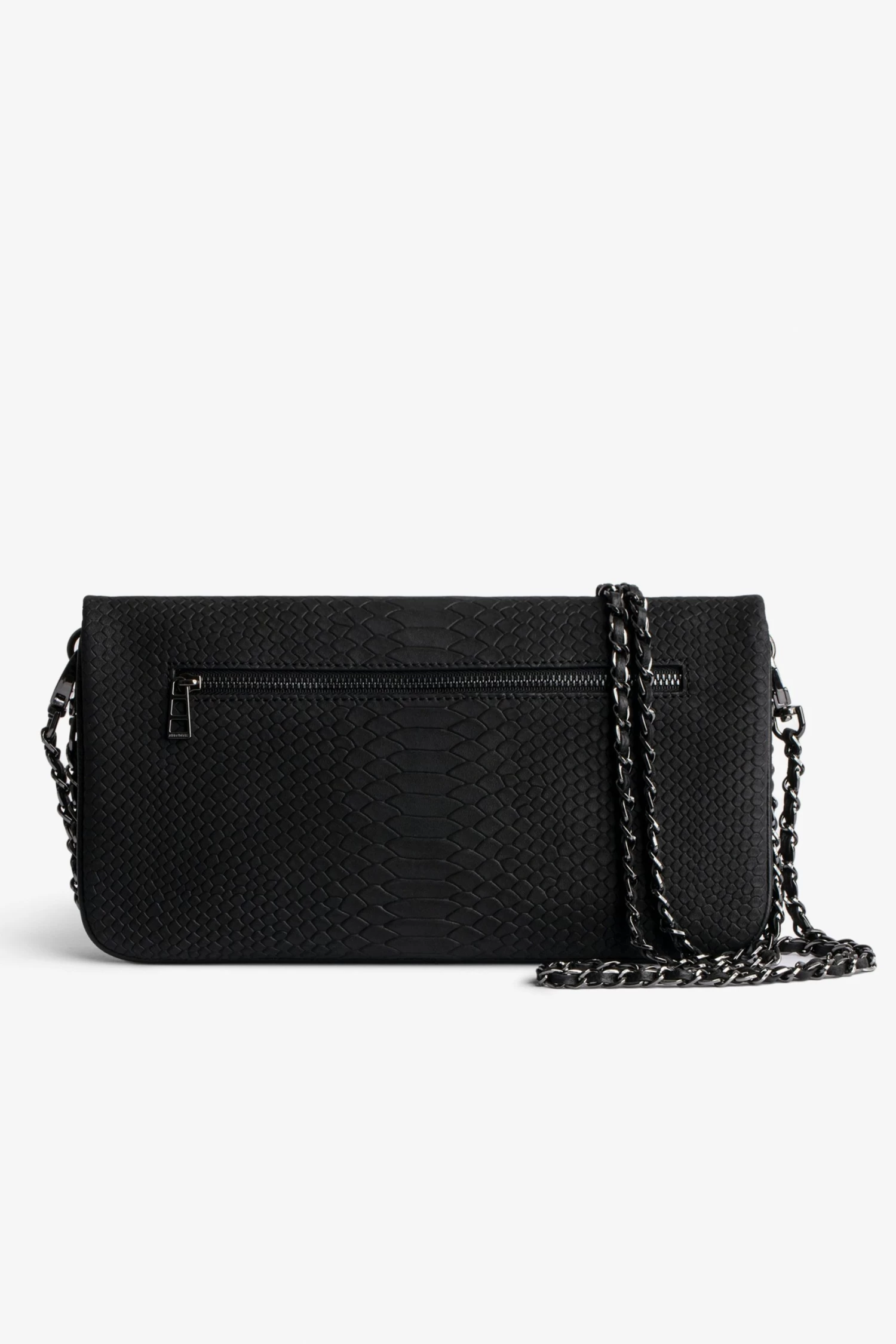 Zadig & Voltaire Rock Soft Savage Clutch Black 5 Zadig & Voltaire Rock Soft Savage Clutch Black - Image 3