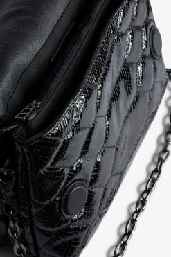 Zadig & Voltaire Rocky Quilted Bag Black -Trendy Threads Deals lwba02425 noir 5