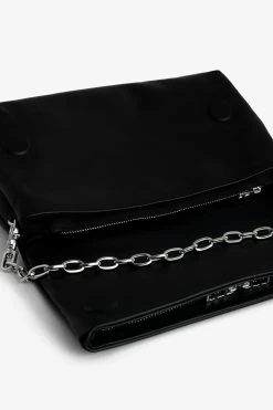 Zadig & Voltaire Rocky Eternal Bag Black -Trendy Threads Deals lwba02427 noir 5