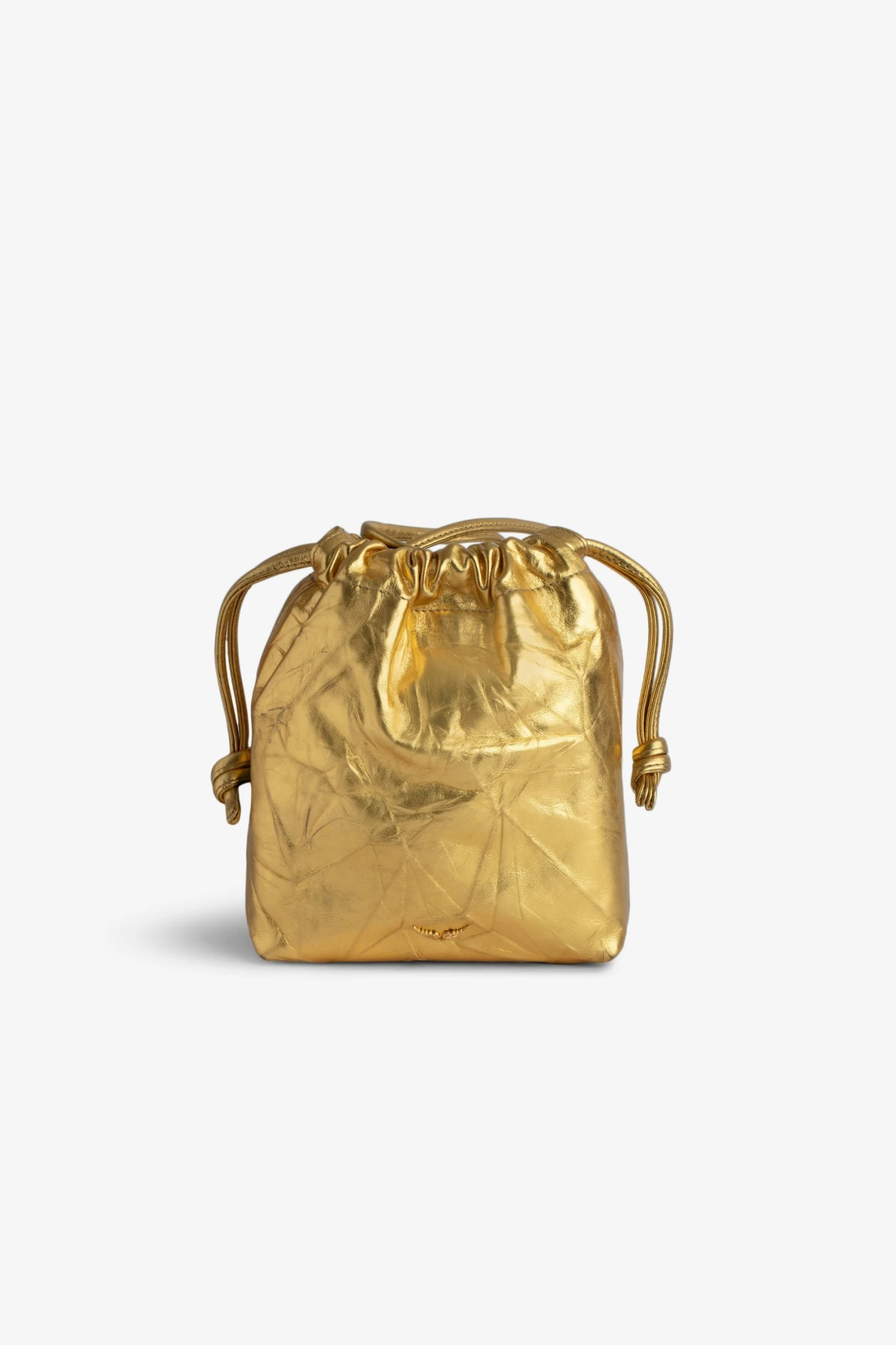 Zadig & Voltaire Rock To Go Metallic Bag Gold 3 Zadig & Voltaire Rock To Go Metallic Bag Gold