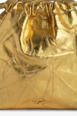 Zadig & Voltaire Rock To Go Metallic Bag Gold 10 Zadig & Voltaire Rock To Go Metallic Bag Gold -Trendy Threads Deals lwba02453 gold 3