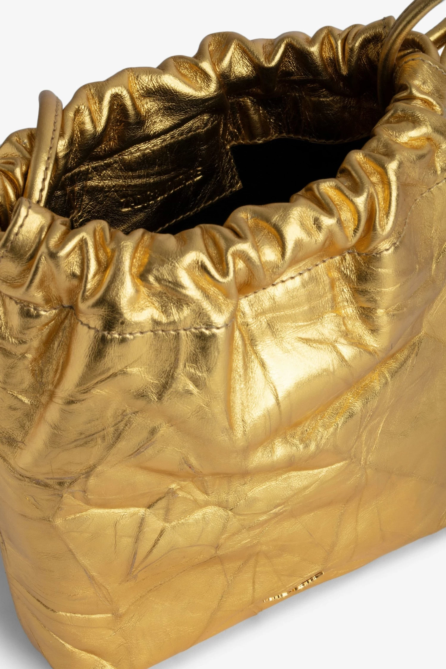 Zadig & Voltaire Rock To Go Metallic Bag Gold 7 Zadig & Voltaire Rock To Go Metallic Bag Gold - Image 5