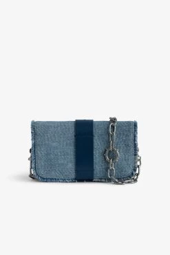 Zadig & Voltaire Kate Wallet Denim Glitter Bag Storm 14 Zadig & Voltaire Kate Wallet Denim Glitter Bag Storm -Trendy Threads Deals lwba02456 storm 3