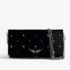 Zadig & Voltaire Rock Lucky Charms Clutch Black -Trendy Threads Deals lwba02460 noir
