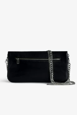 Zadig & Voltaire Rock Lucky Charms Clutch Black -Trendy Threads Deals lwba02460 noir 4