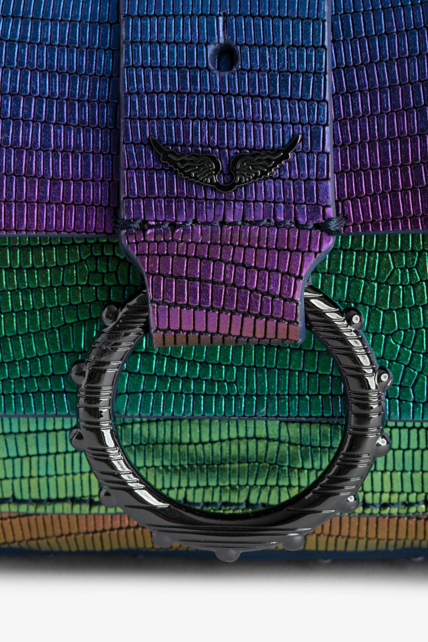 Zadig & Voltaire Kate Wallet Embossed Metallic Bag Rainbow 7 Zadig & Voltaire Kate Wallet Embossed Metallic Bag Rainbow - Image 5