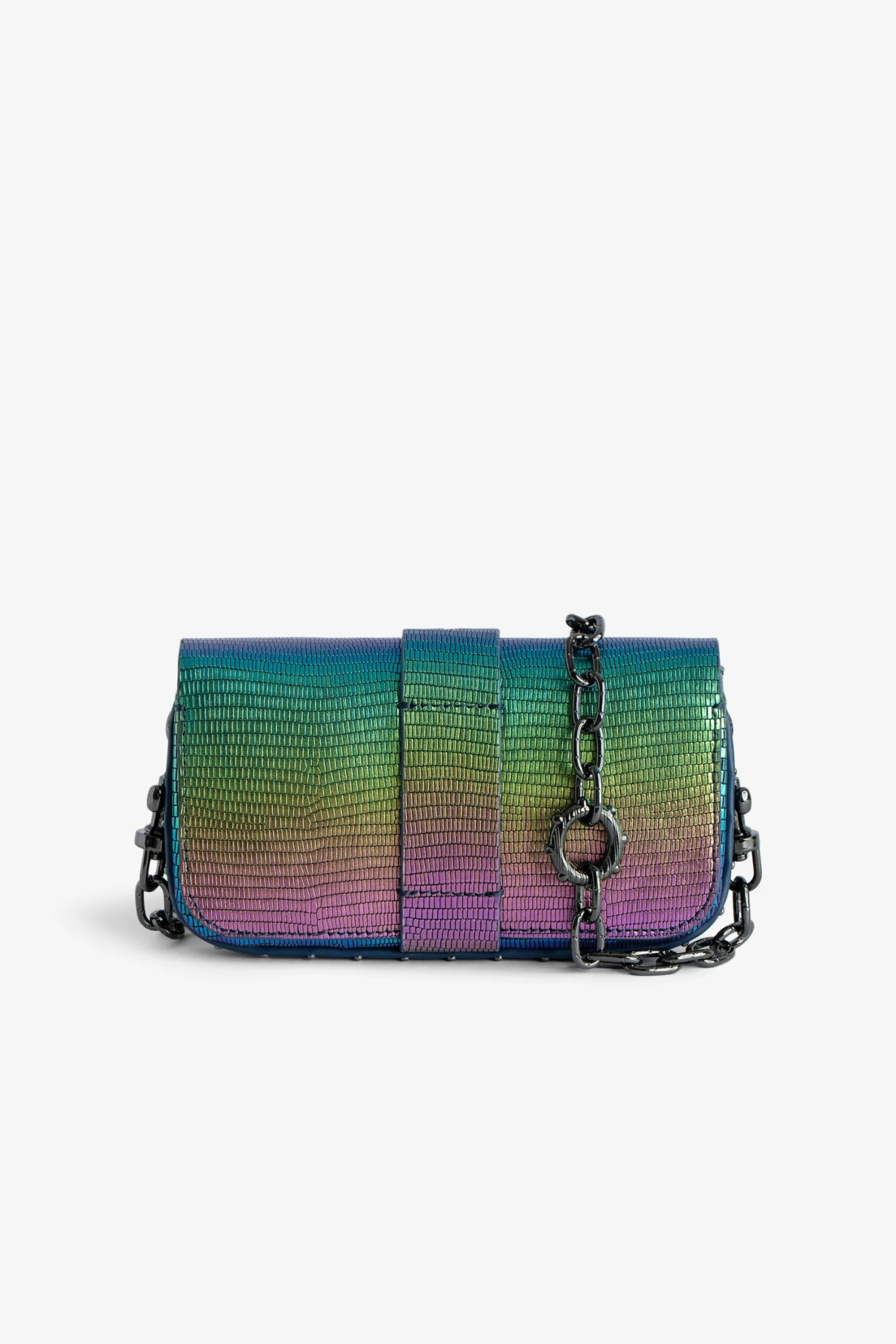 Zadig & Voltaire Kate Wallet Embossed Metallic Bag Rainbow 4 Zadig & Voltaire Kate Wallet Embossed Metallic Bag Rainbow - Image 2