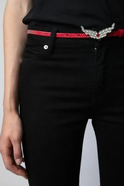 Zadig & Voltaire Rock Chain Belt Power 9 Zadig & Voltaire Rock Chain Belt Power -Trendy Threads Deals lwbt00288 noir 9