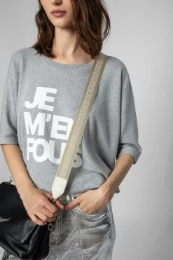 Zadig & Voltaire Zadig Shoulder Strap Gold -Trendy Threads Deals lwog00005 gold 10