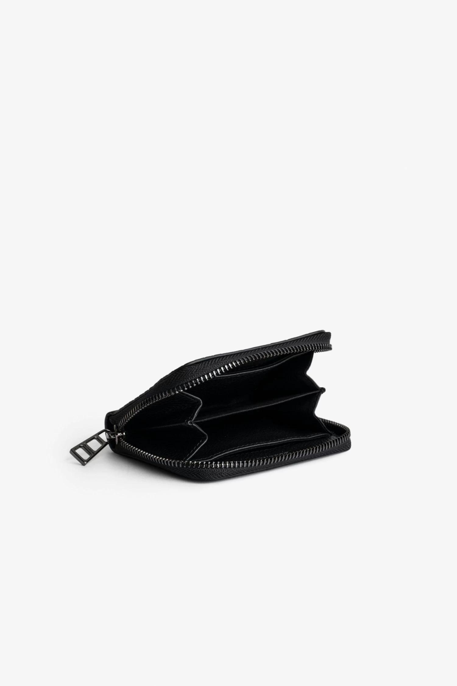 Zadig & Voltaire Mini ZV Soft Savage Wallet Black 6 Zadig & Voltaire Mini ZV Soft Savage Wallet Black - Image 4